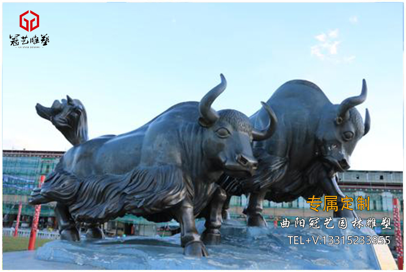 鑄銅動(dòng)物——牛雕塑